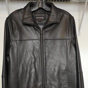 Emanuel Ungaro Paris Medium New Zealand Lamb Black Leather Jacket